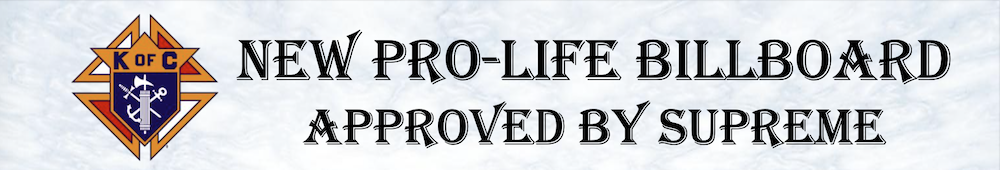 New Pro-Life Billboard